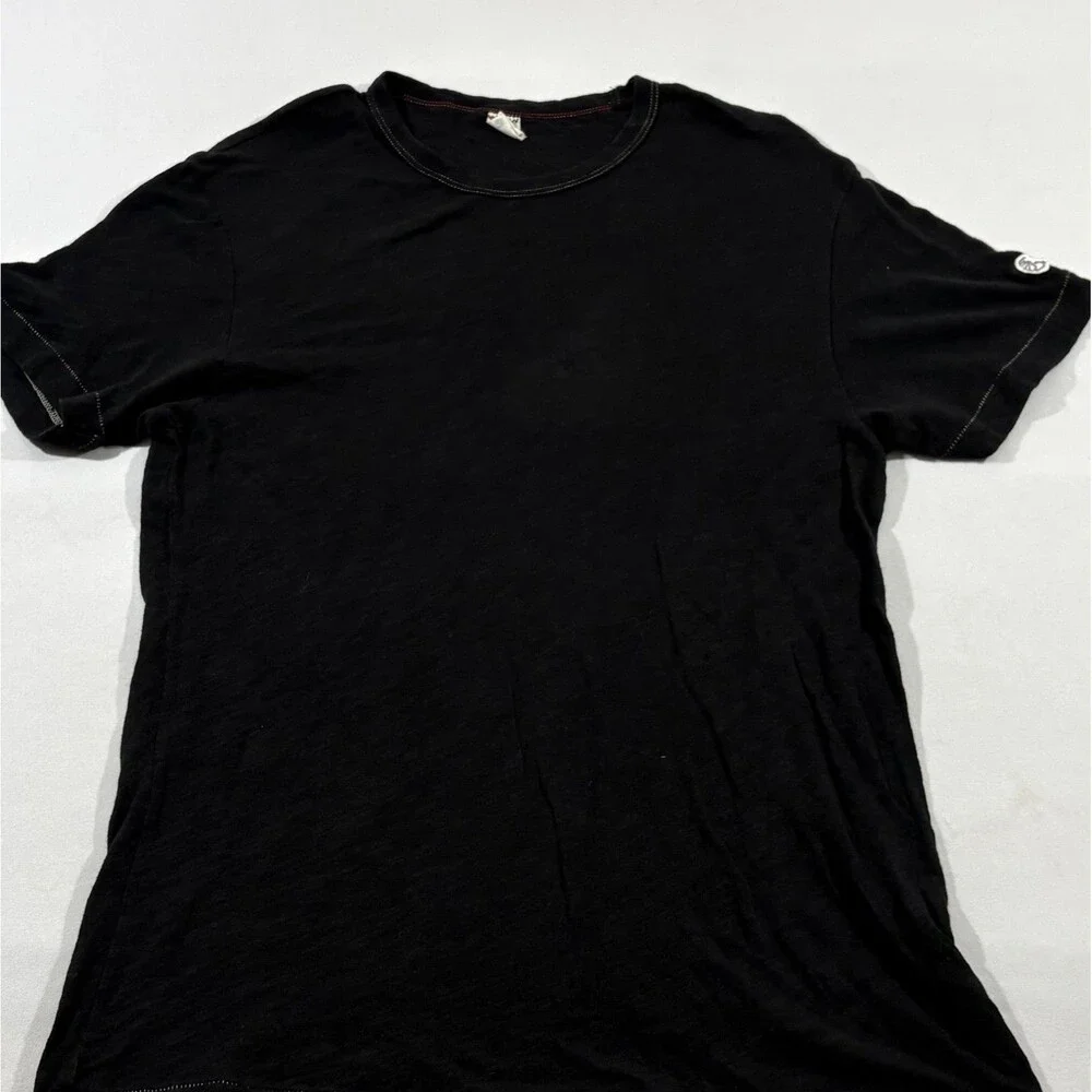 TODD SNYDER X Champion T-shirt Black Crew Cotton Logo Tee Casual Sz M Canada - Picture 2 of 8